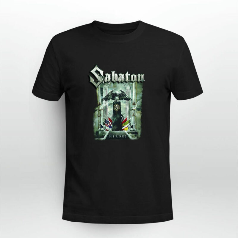Sabaton Heroes To Hell And Back Front 4 T Shirt