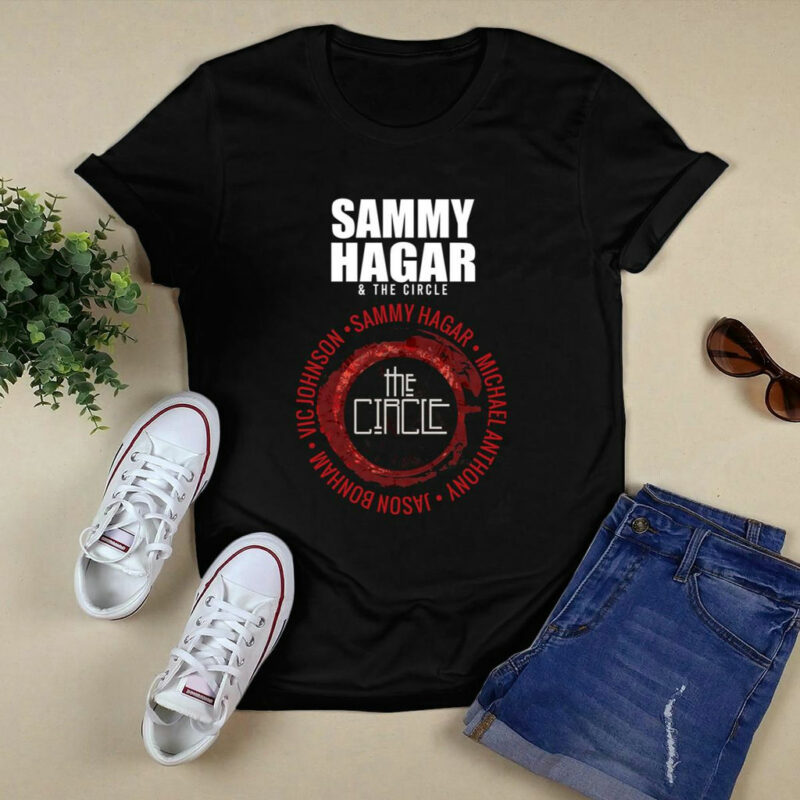 Sammy Hagar And The Circle 2021 Tour Front 4 T Shirt