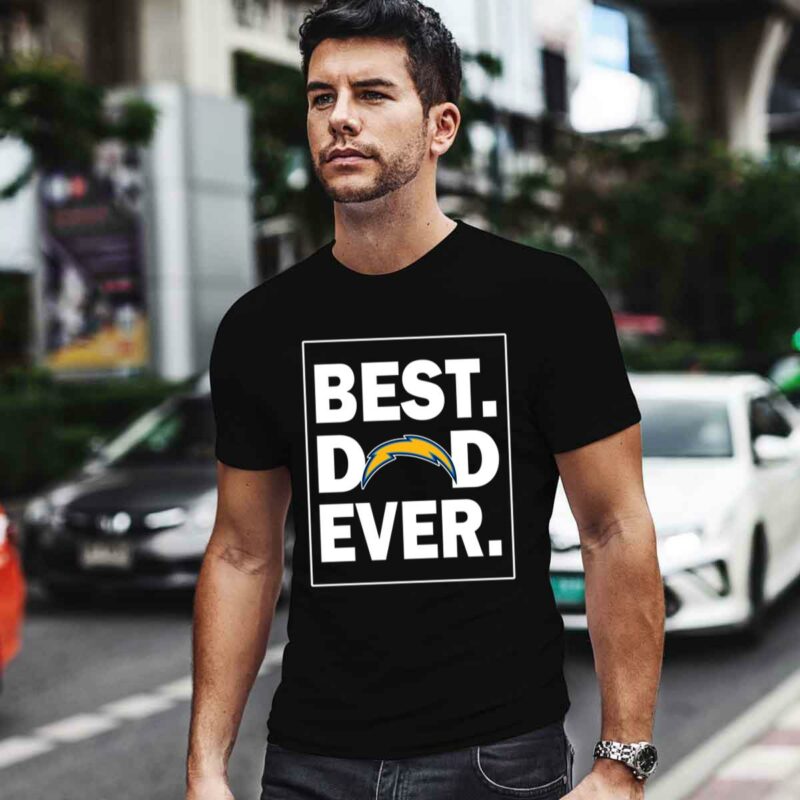 San Diego Chargers Best Dad Ever Fathers Day 0 T Shirt