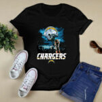 San Diego Chargers Sky Helmet 2 T Shirt