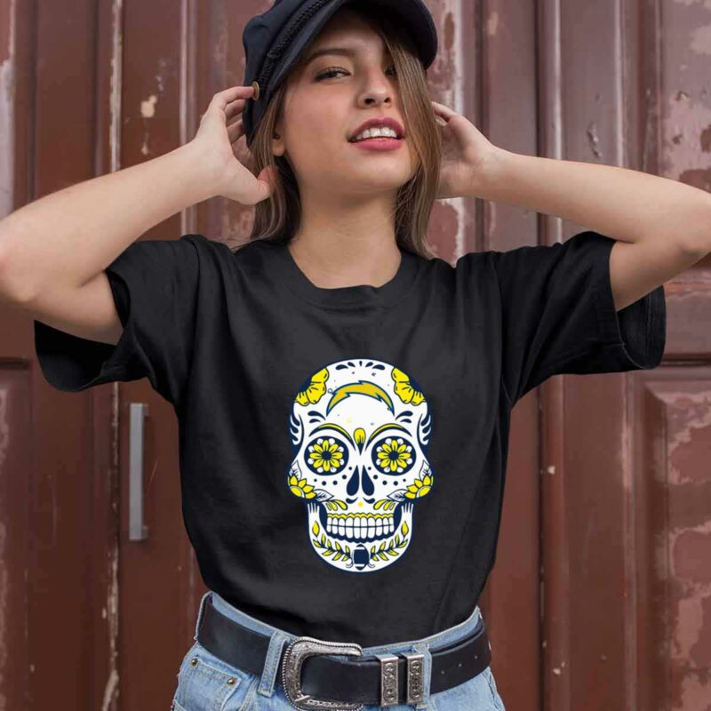 San Diego Chargers Sugar Skull 0 T Shirt