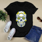 San Diego Chargers Sugar Skull 4 T Shirt