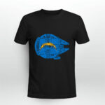 San Diego Chargers The Millennium Falcon Star Wars 3 T Shirt
