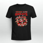 San Francisco 49ers All Time Greats Team Players Signatures 4 T Shirt