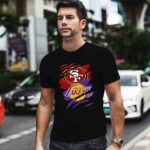 San Francisco 49ers And Los Angeles Lakers 1 T Shirt