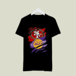 San Francisco 49ers And Los Angeles Lakers 4 T Shirt
