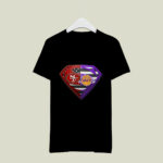 San Francisco 49ers And Los Angeles Lakers Superman 3 T Shirt