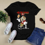 San Francisco 49ers Disney Mickey player super bowl 2 T Shirt