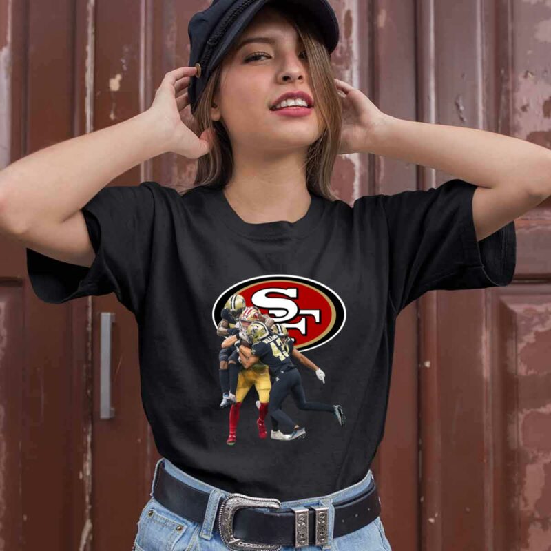 San Francisco 49Ers George Kittle Vs Saints 0 T Shirt