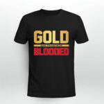 San Francisco 49ers Gold Blooded red 4 T Shirt