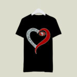 San Francisco 49ers Heart 2 T Shirt