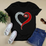 San Francisco 49ers Heart 4 T Shirt
