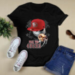 San Francisco 49ers Jack Skellington Fear The 49ers 2 T Shirt