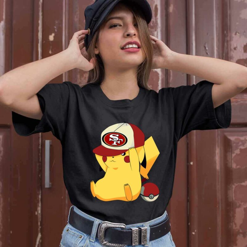 San Francisco 49Ers Pikachu Pokemon 0 T Shirt