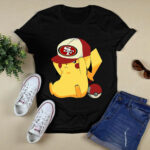 San Francisco 49ers Pikachu Pokemon 3 T Shirt