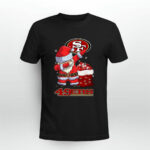 San Francisco 49ers Santa Dabbing Christmas 3 T Shirt