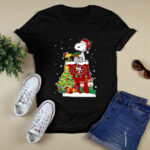 San Francisco 49ers Snoopy Woodstock Christmas 2 T Shirt