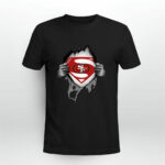 San Francisco 49ers Superman Ripped 2 T Shirt