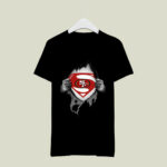 San Francisco 49ers Superman Ripped 4 T Shirt