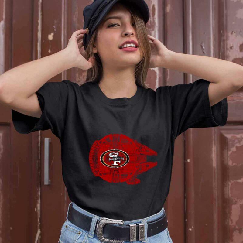 San Francisco 49Ers The Millennium Falcon Star Wars 0 T Shirt