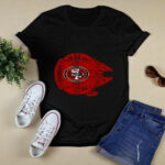 San Francisco 49ers The Millennium Falcon Star Wars 2 T Shirt