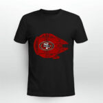 San Francisco 49ers The Millennium Falcon Star Wars 3 T Shirt