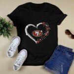 San Francisco 49ers Twinkle Hear 3 T Shirt