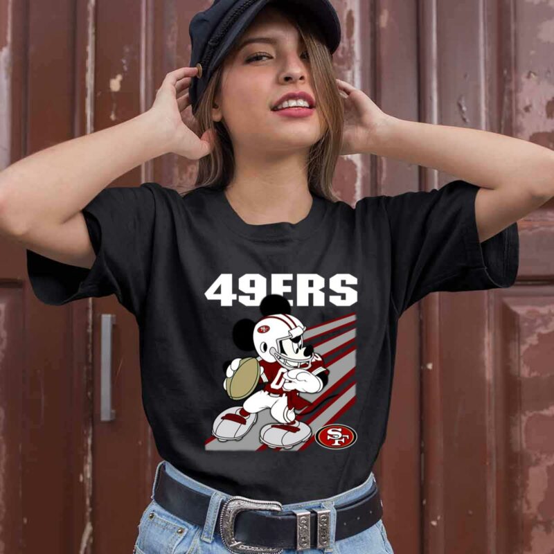 San Francisco 49Ers With Mickey Mouse 0 T Shirt