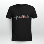 San Francisco 49erss Heartbea 3 T Shirt