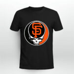 San Francisco Giants The Grateful Dead Baseball Mashup 3 T Shirt