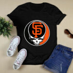 San Francisco Giants The Grateful Dead Baseball Mashup 4 T Shirt