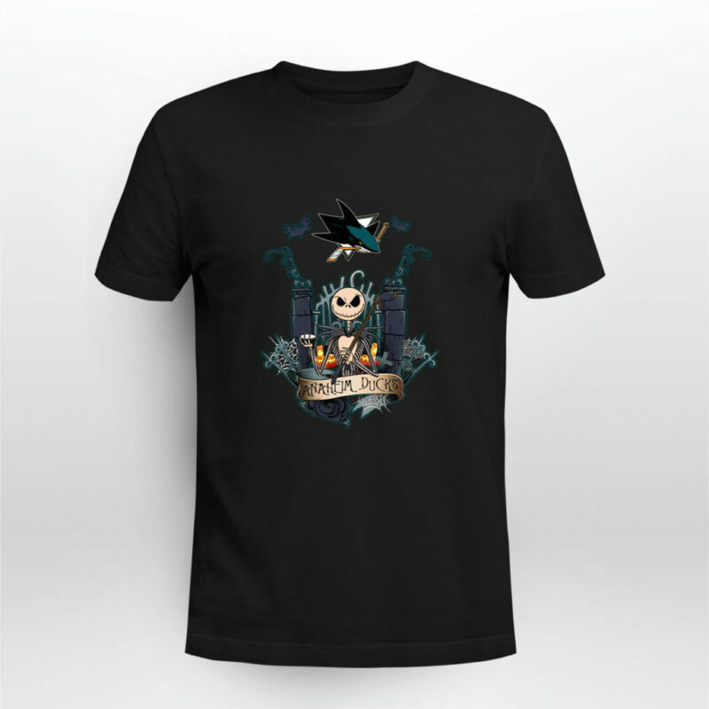 San Jose Sharks Jack Skellington This Is Halloween 0 T Shirt