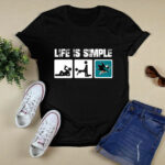 San Jose Sharks Life Is Simple 4 T Shirt