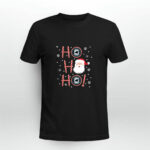 Santa Claus Ho Ho Ho Carolina Panthers Christmas 3 T Shirt