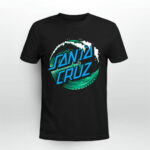 Santa Cruz Wave Dot back 3 T Shirt