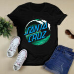 Santa Cruz Wave Dot back 4 T Shirt