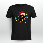Santas Hat Merry Christmas Carolina Panthers 3 T Shirt