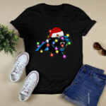Santas Hat Merry Christmas Carolina Panthers 4 T Shirt