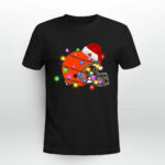 Santas Hat Merry Christmas Cleveland Browns 4 T Shirt