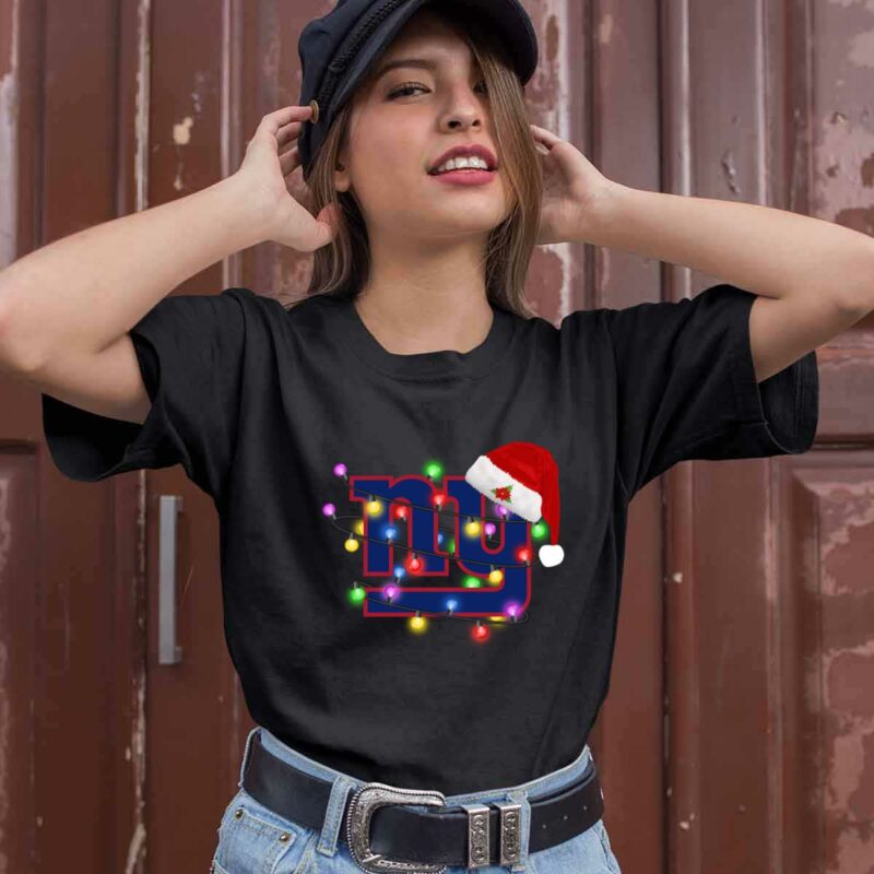 Santas Hat Merry Christmas New York Giants 0 T Shirt