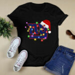 Santas Hat Merry Christmas New York Giants 4 T Shirt