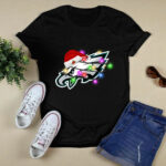 Santas Hat Merry Christmas Philadelphia Eagles 2 T Shirt