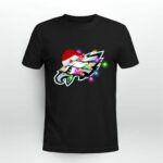 Santas Hat Merry Christmas Philadelphia Eagles 4 T Shirt
