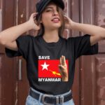 Save Myanmar Burma Nld Flag 1 T Shirt
