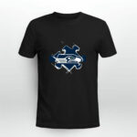 Seattle Seahawks Autism 3 T Shirt