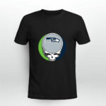Seattle Seahawks Your Face Football Fan Supporter Grateful Dead 2 T Shirt