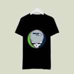 Seattle Seahawks Your Face Football Fan Supporter Grateful Dead 4 T Shirt