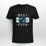 Seattle seahawks best dad ever happy fathers day stars 3 T Shirt
