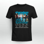 Shameless 13th Anniversary 2011 2024 Thank You For The Memories Signatures 2 T Shirt