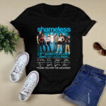 Shameless 13th Anniversary 2011 2024 Thank You For The Memories Signatures 4 T Shirt